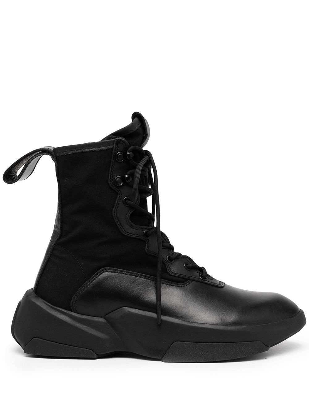 lace-up sneaker ankle boots - 1