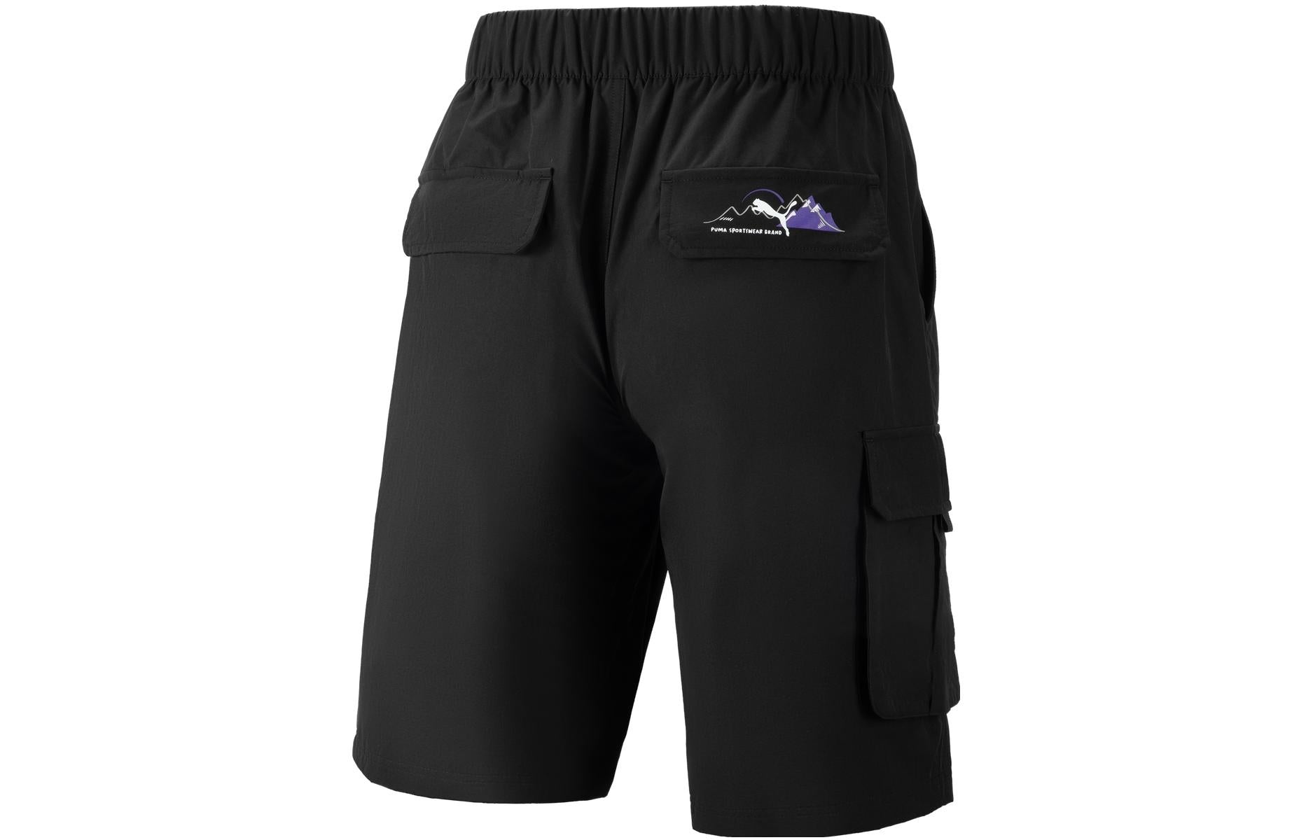PUMA Camping Mountain Cargo Shorts 'Black' 537424-01 - 2