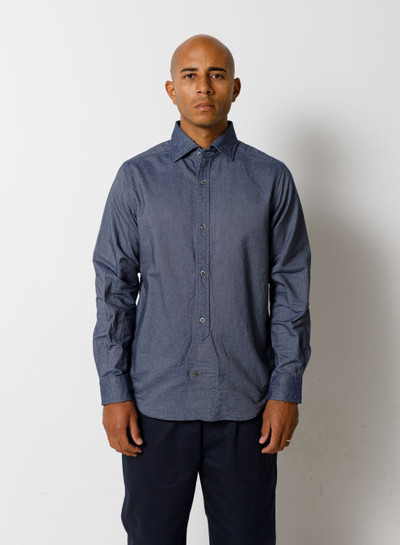 Nigel Cabourn British Officers Shirt in Navy outlook