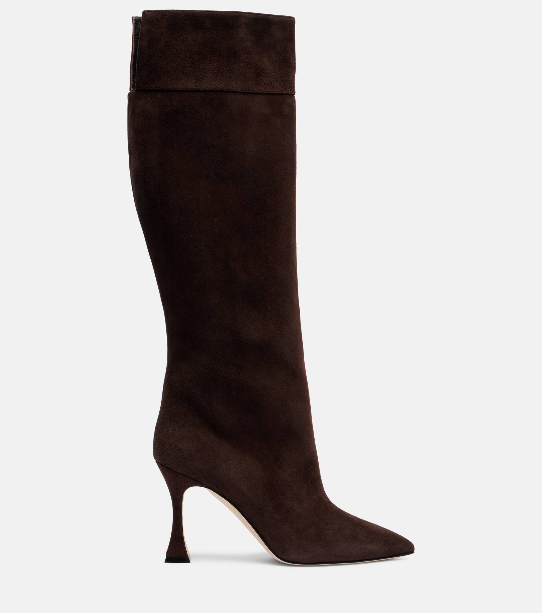 Miralonepla 90 suede knee-high boots - 4