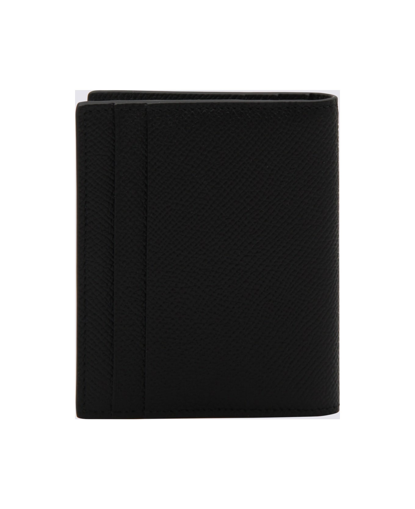 Black Leather Card Holder - 2