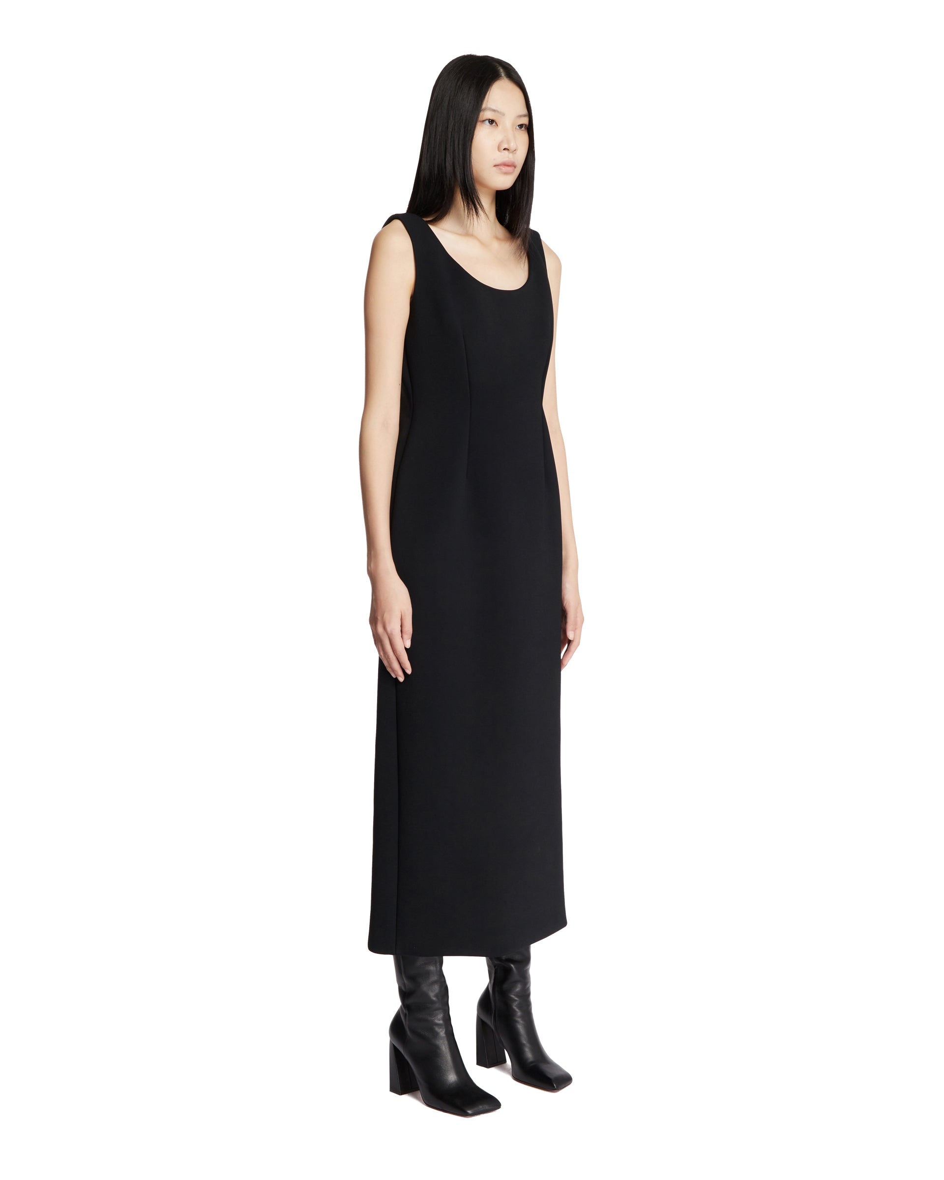 Black Midi Dress - 4