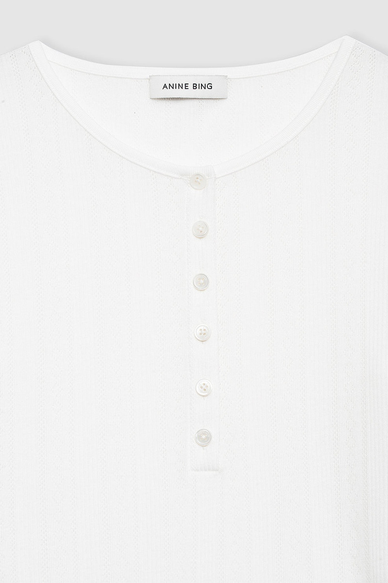 Pia Long Sleeve Tee - Off White 4
