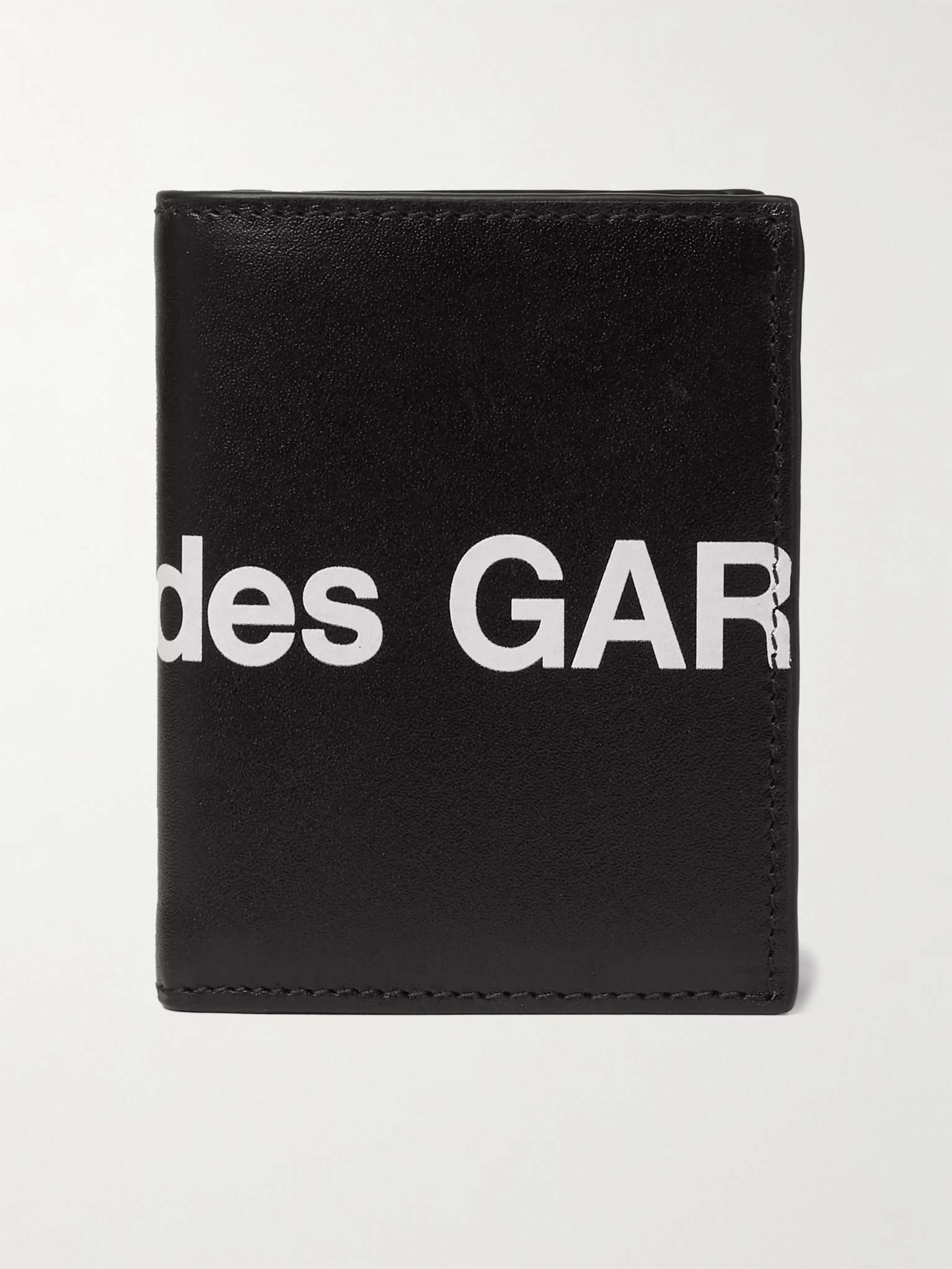 Logo-Print Leather Billfold Wallet - 1