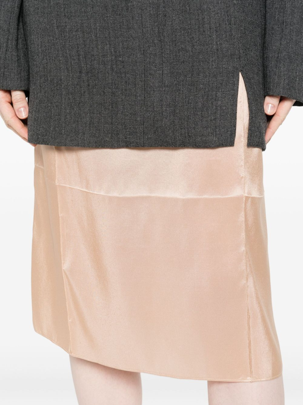 elasticated-waistband mini skirt - 5