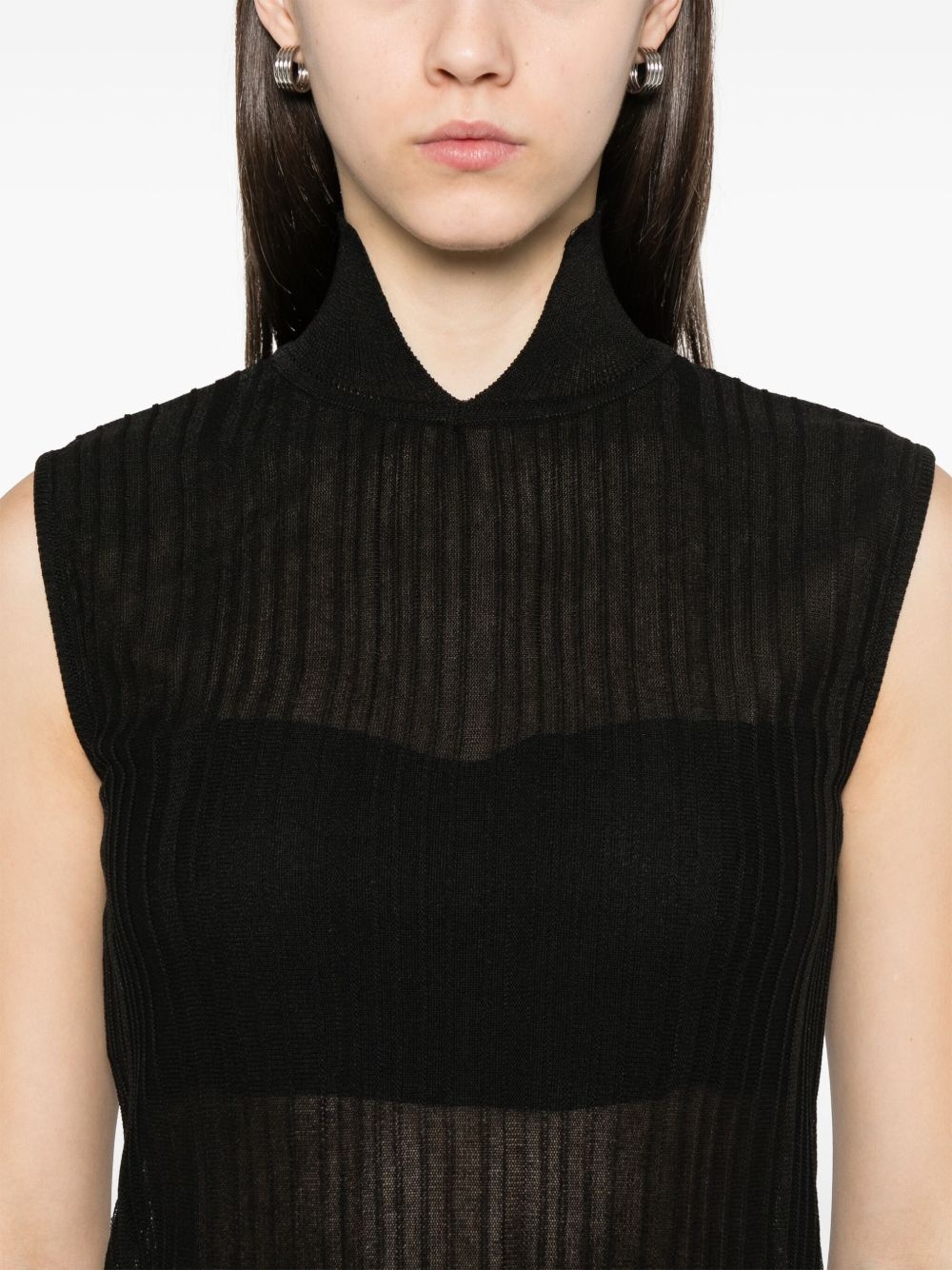 ribbed mini dress - 5