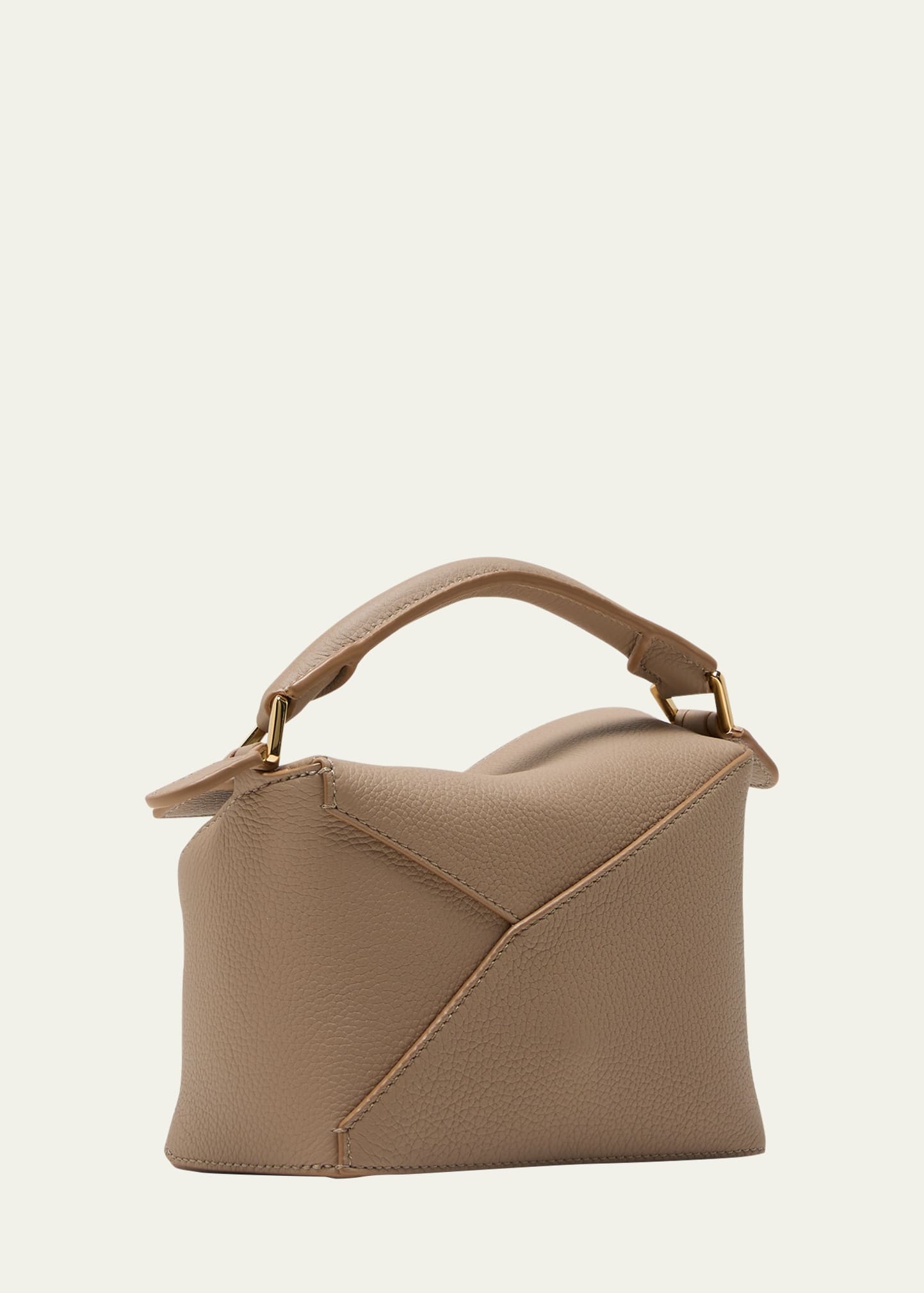 Mini Puzzle Edge Leather Shoulder Bag - 3