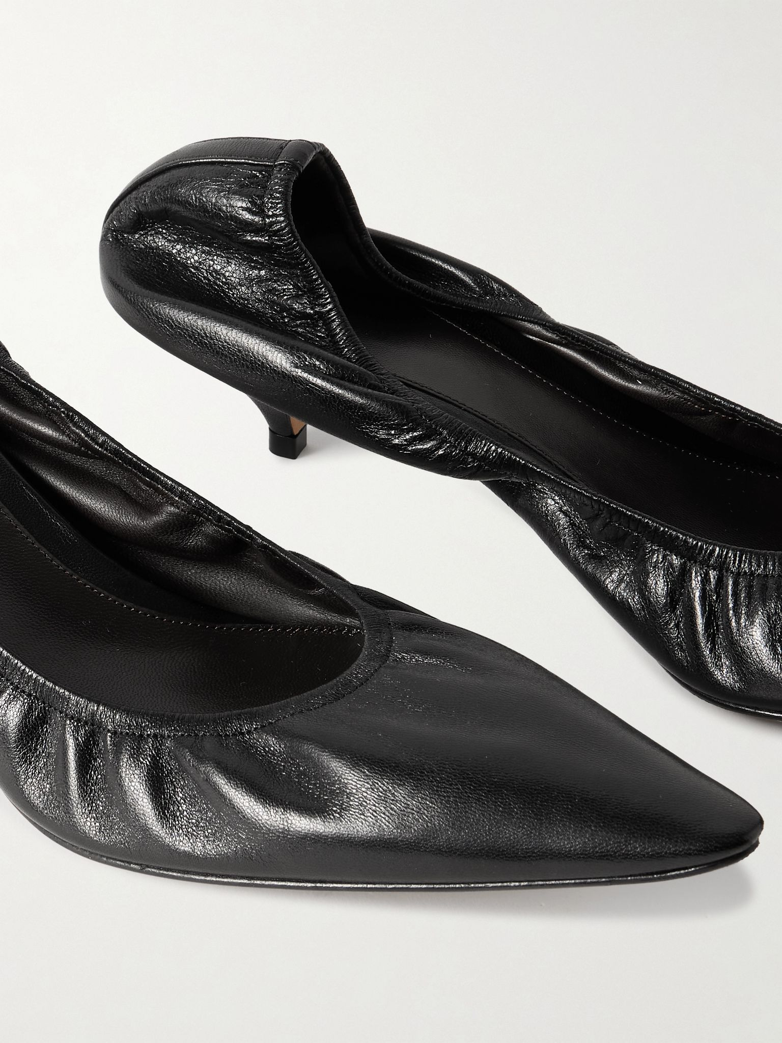 Liisa leather pumps Black - 4