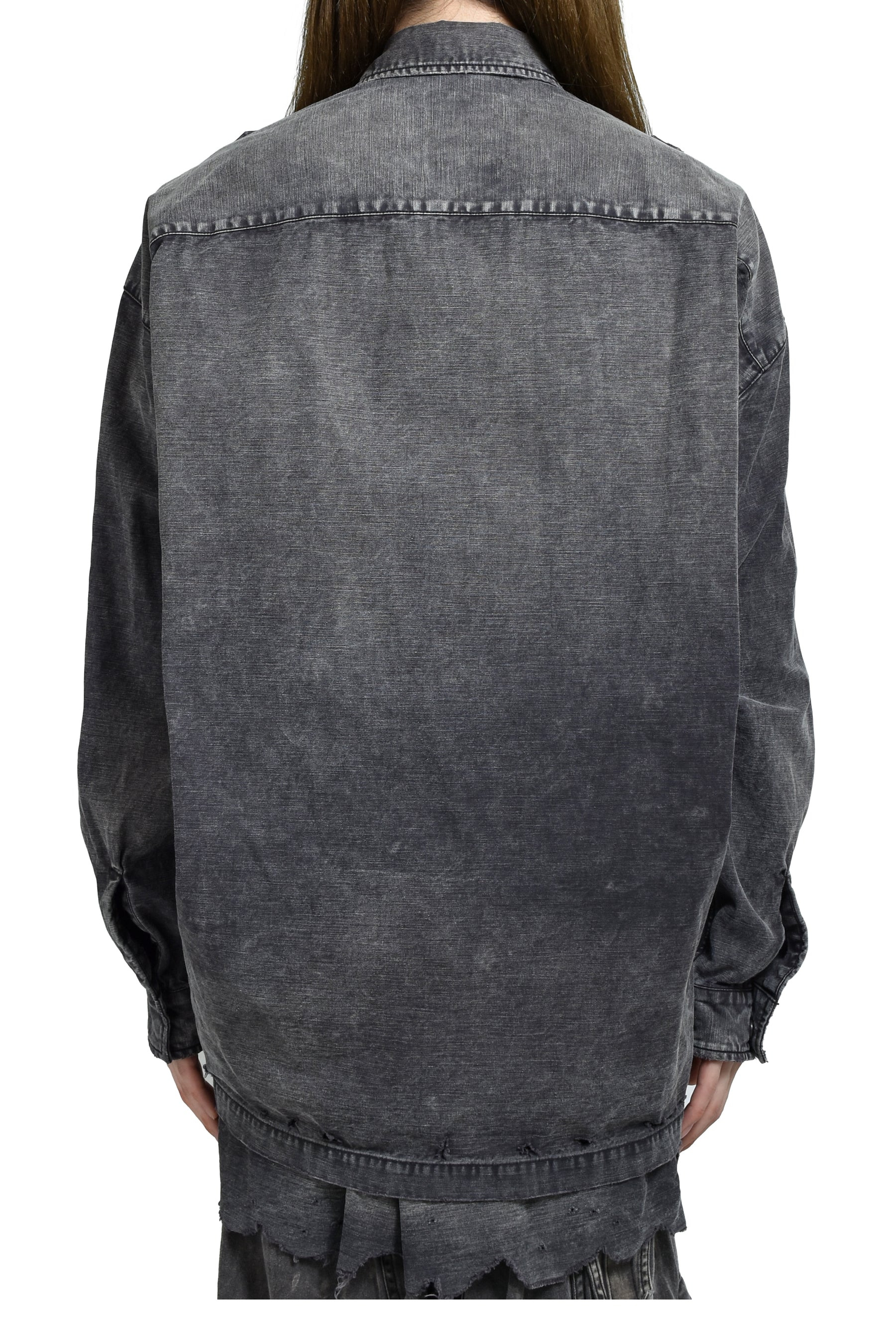 EMBELLISHED MILITARY SHIRTS / BLK - 2