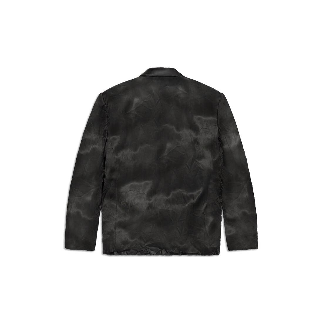 Washed Jacket in Black - 2