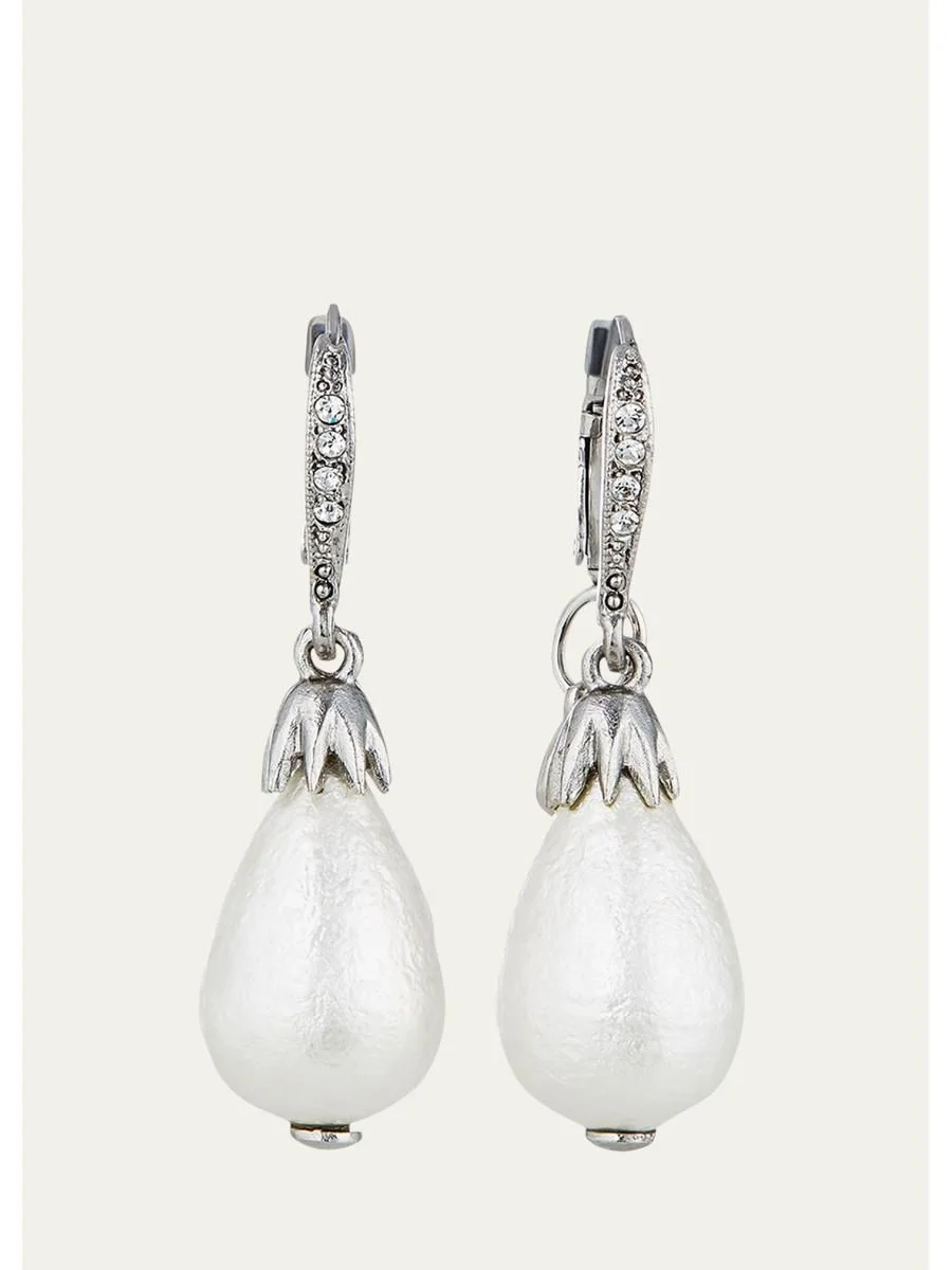 Classic Pearly Clip Earrings - 1