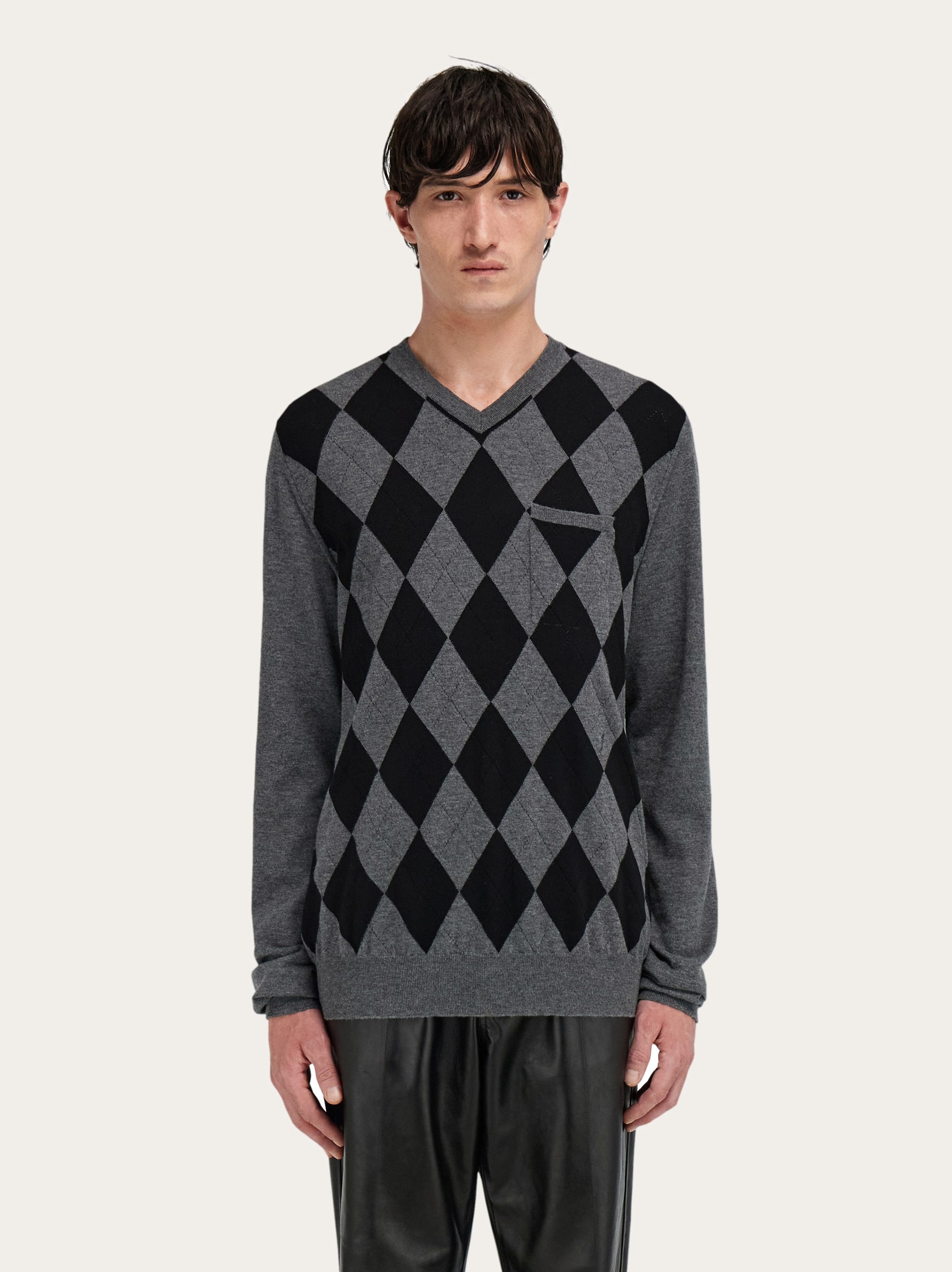V-neck sweater - 2
