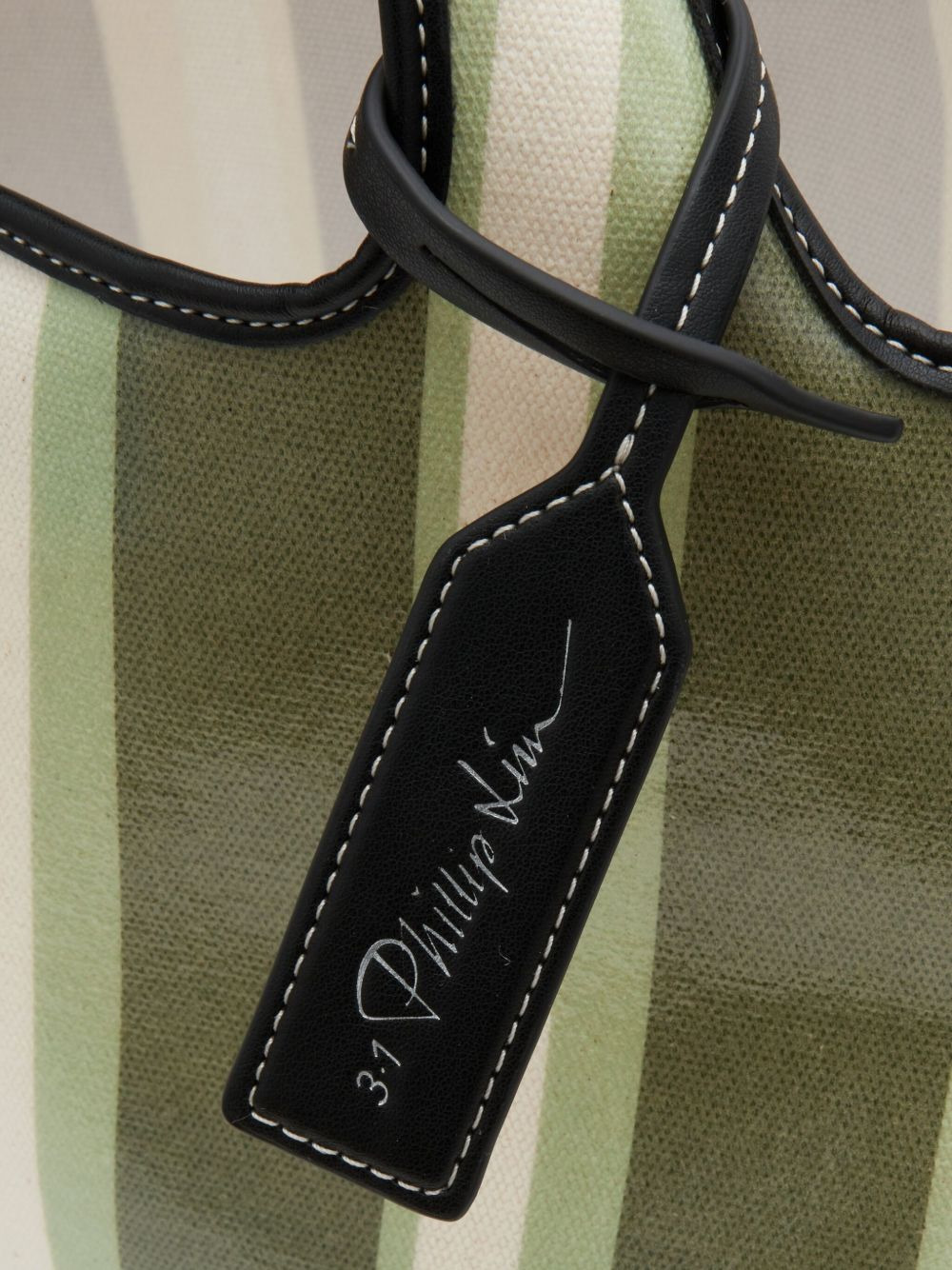 mini Market stripe tote bag - 4