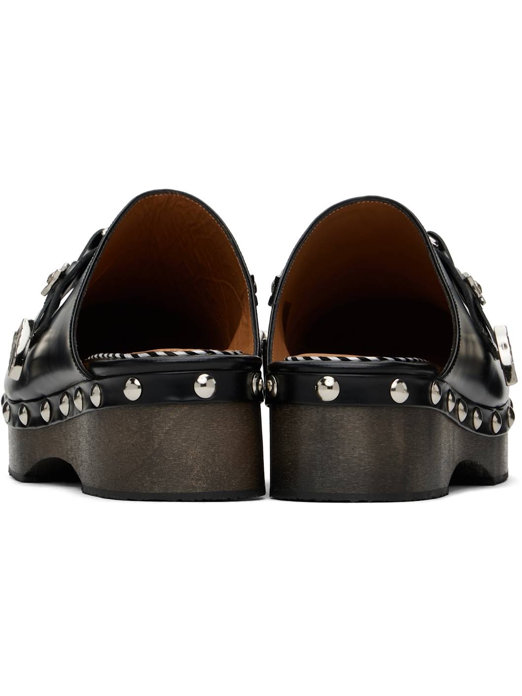 Black Stud Loafers - 2