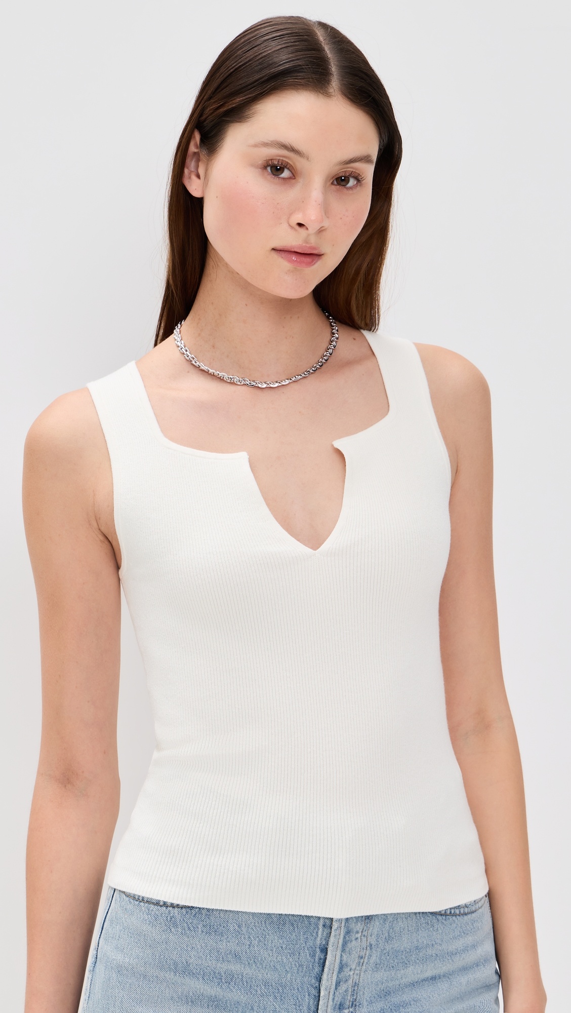 Rylie Cotton Sweater Tank - 1