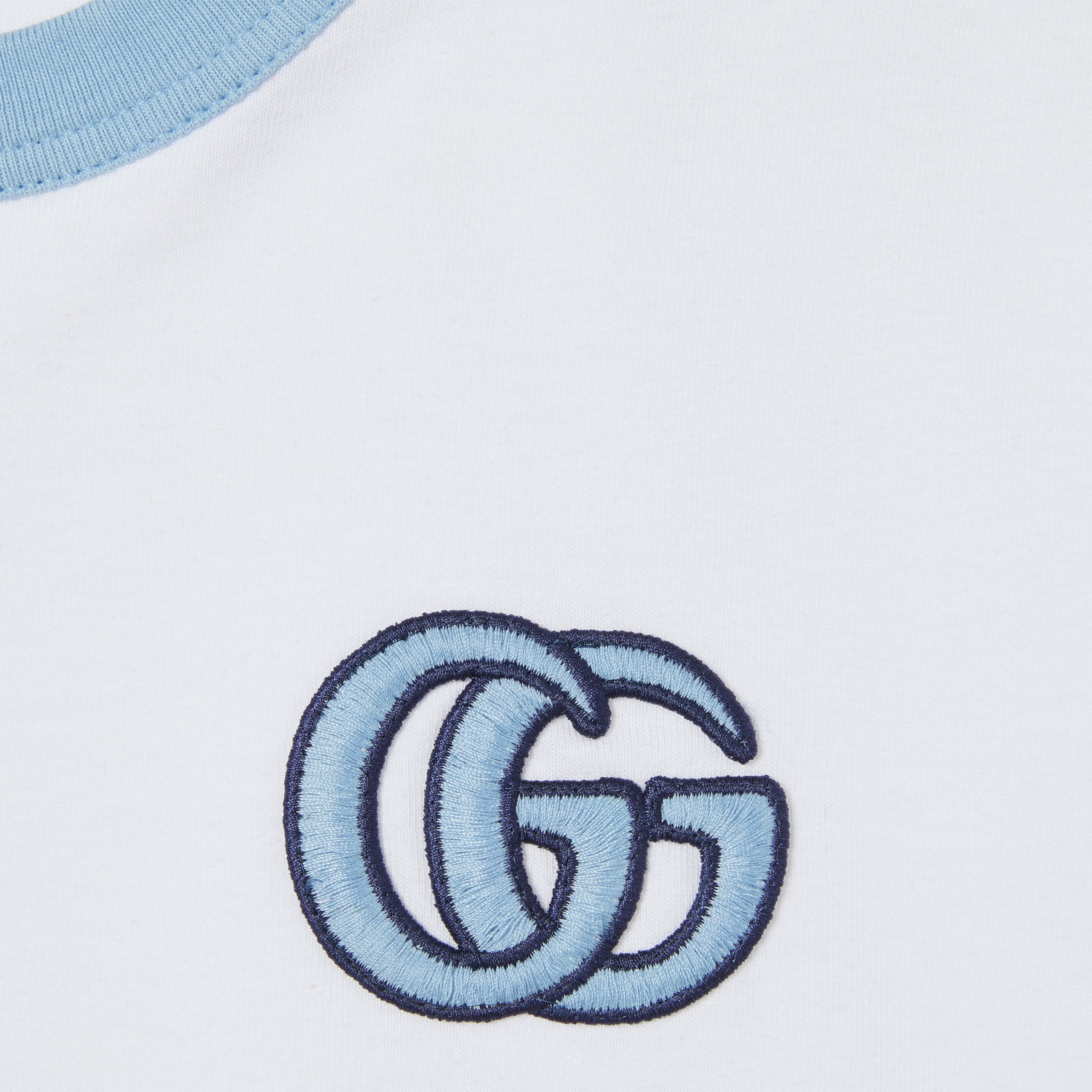 Embroidered cotton jersey T-shirt - 7