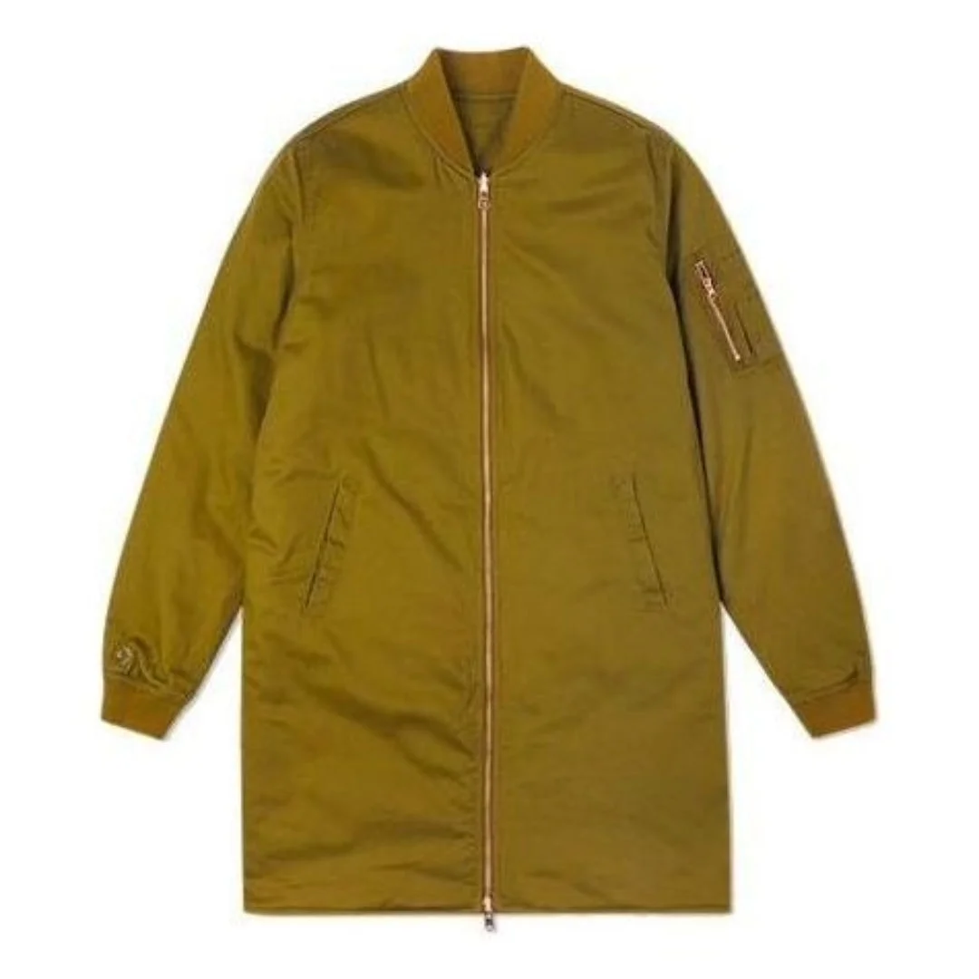 (WMNS) Converse Casual Coat 'Green' 10019431-A02 - 1