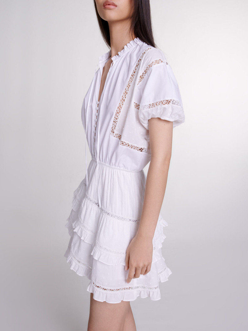 Short embroidered dress 7