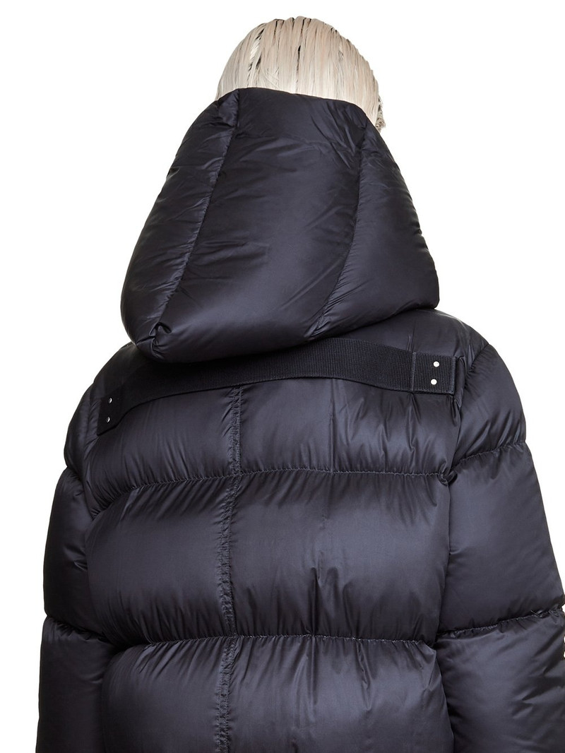 Long Liner quilted down coat 5