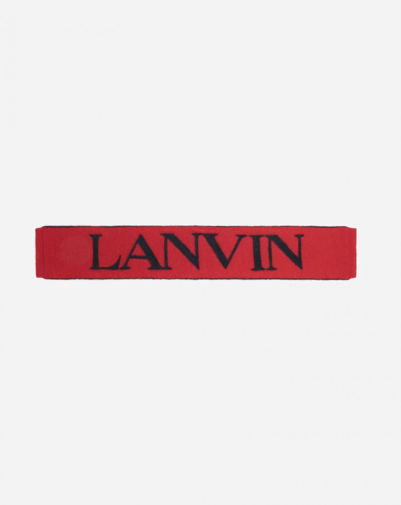 CASHMERE BLEND LANVIN SCARF - 2