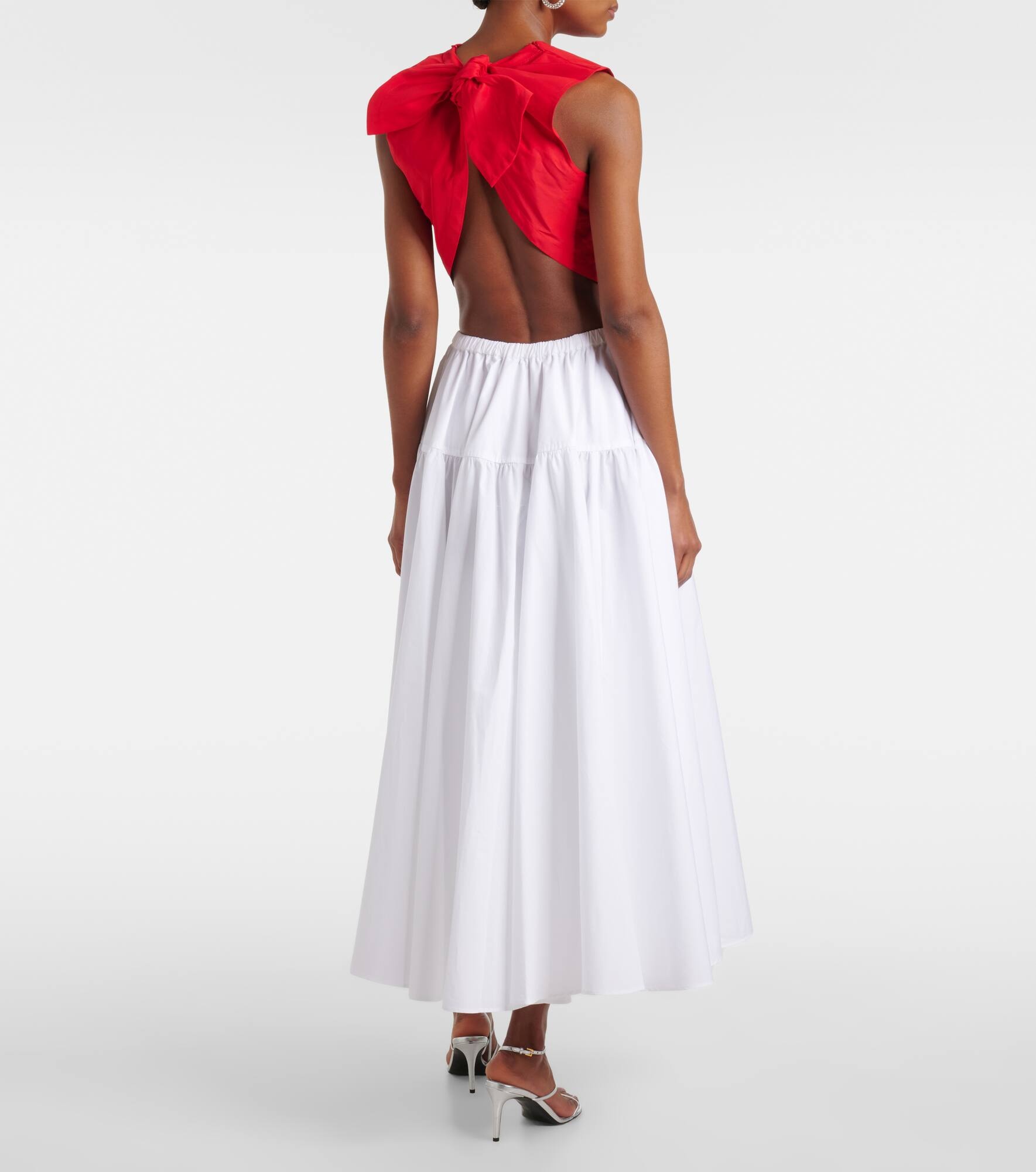 Cotton midi skirt - 3