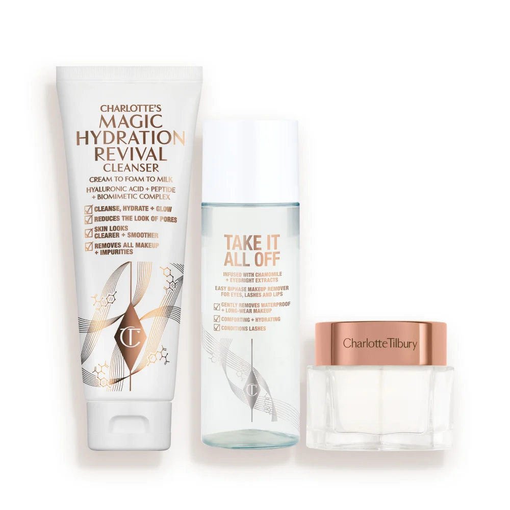 CLEANSE, TAKE IT ALL OFF & GLOW SET SKINCARE KIT - 1