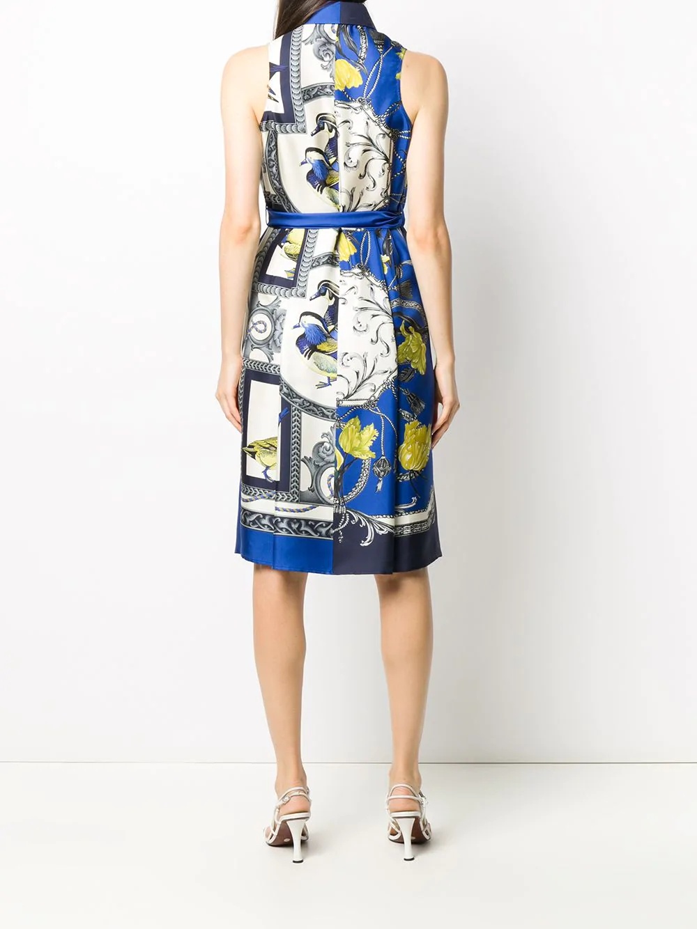 Elisabeth scarf print dress - 4