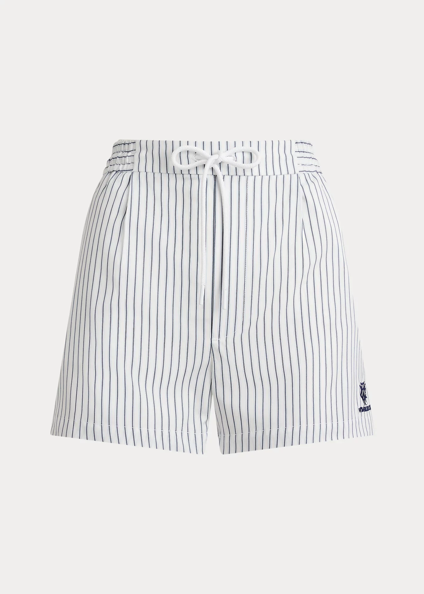 Wimbledon Striped Pleated Cotton Short - 1