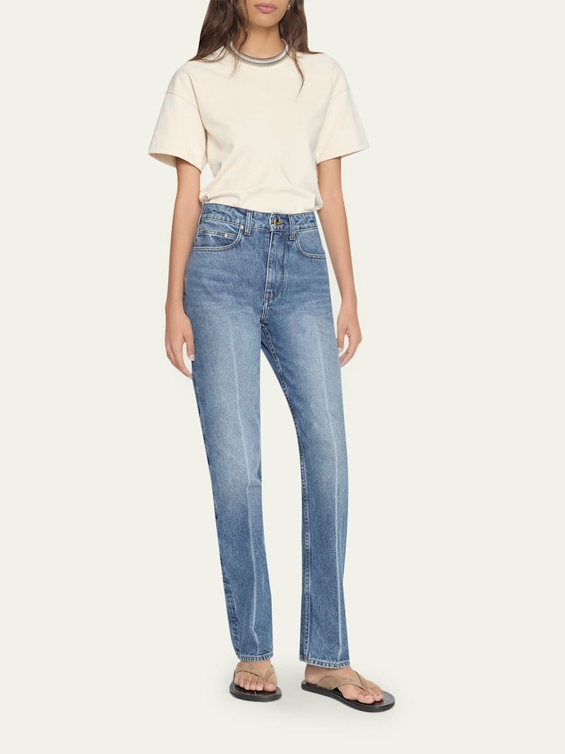 OSSOU Noon High-Rise Straight Jeans outlook