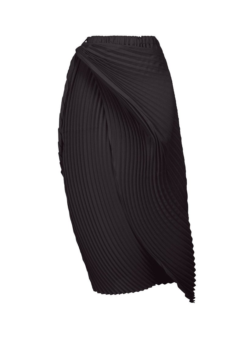 WRAPPED PLEATS SKIRT 1