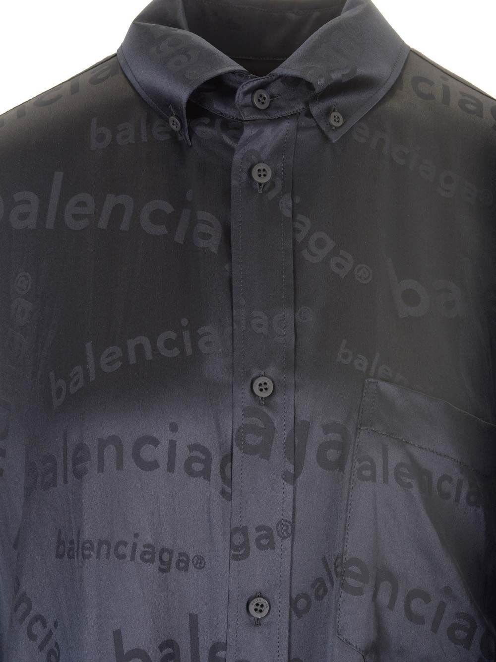 Cocoon Shirt Shirts Black - 4