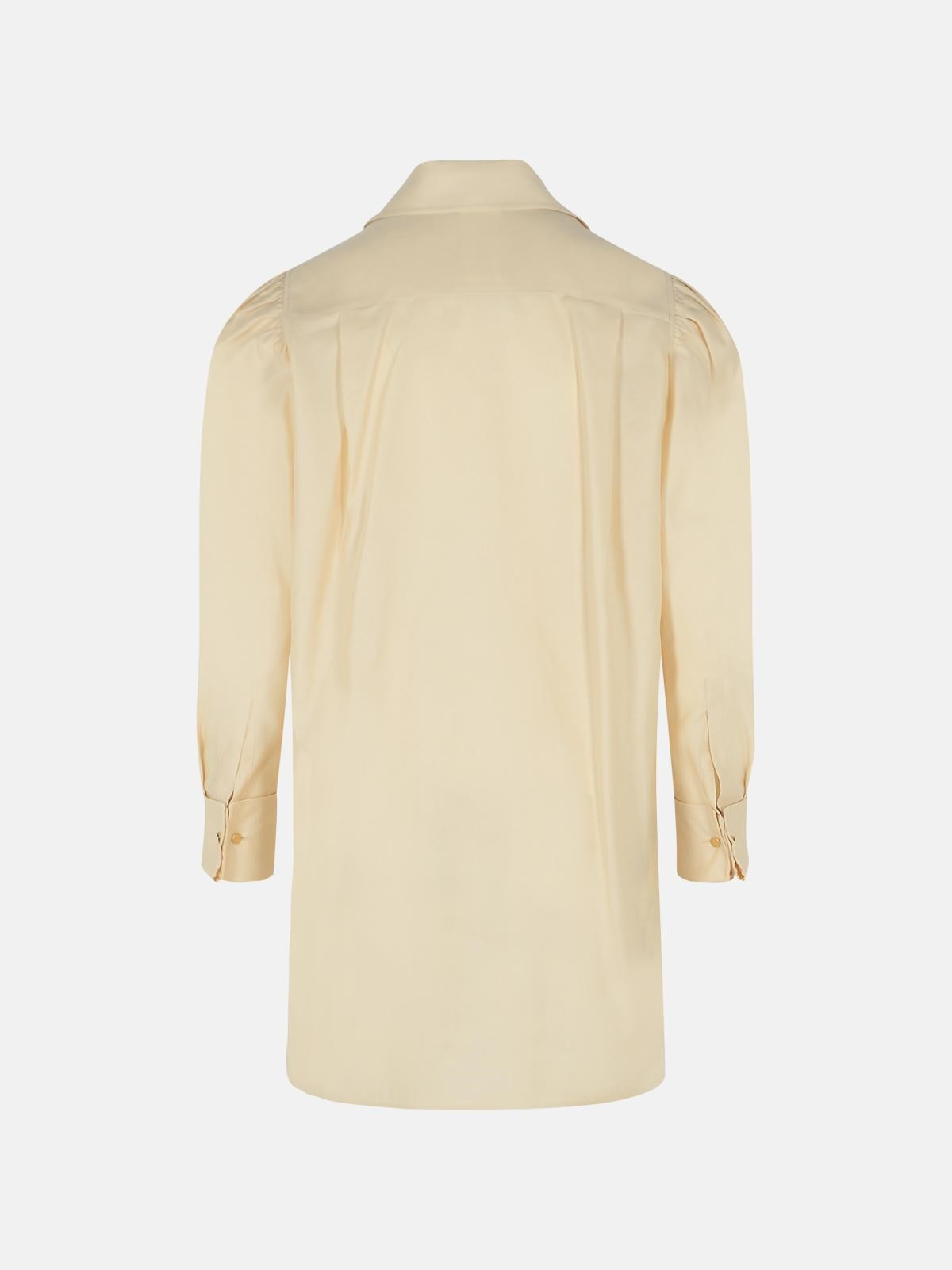 'FARADAY' CREAM COTTON SHIRT - 3