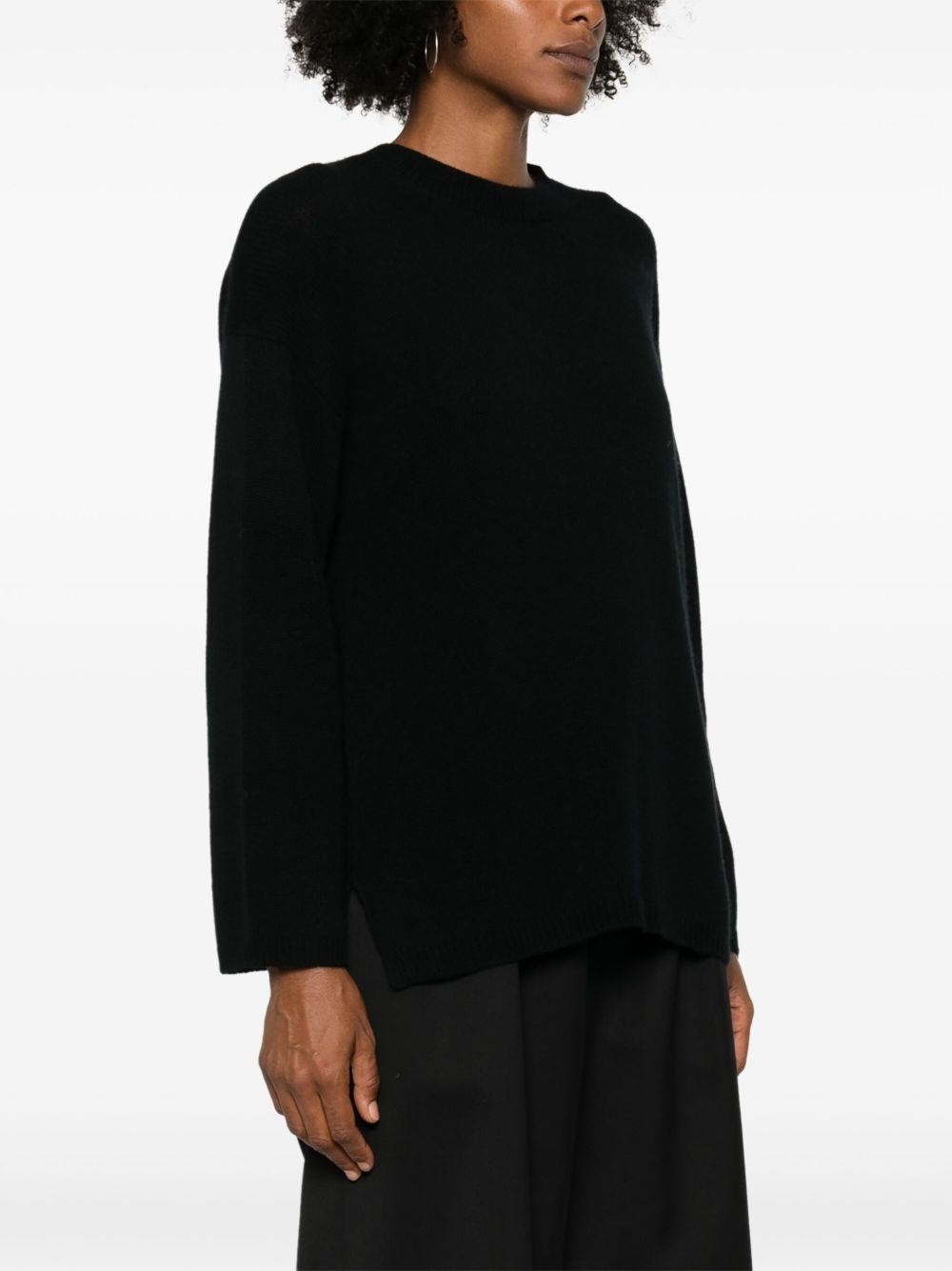 crew-neck cashmere sweater - 3