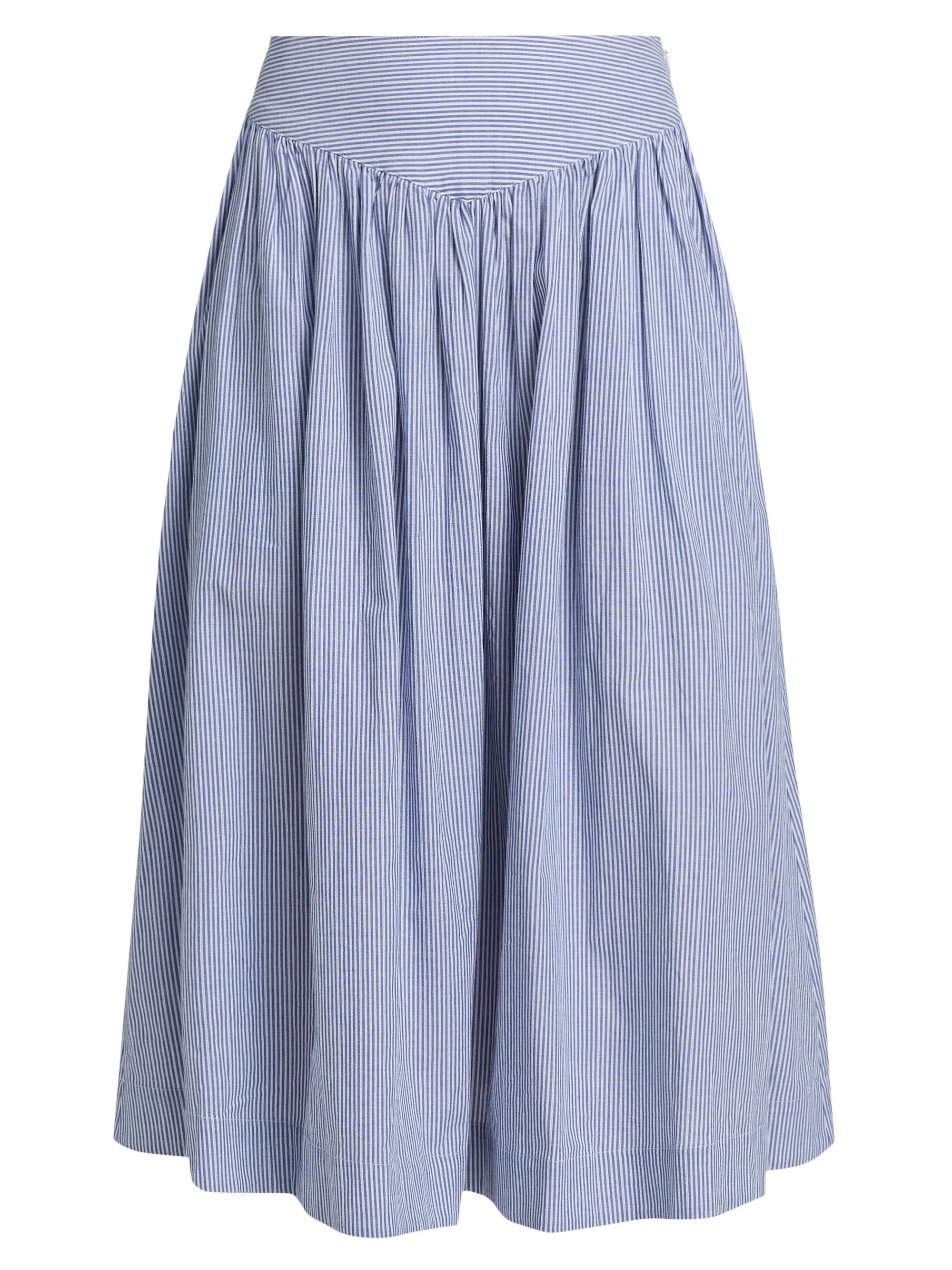 Women's Zoe Striped Midi-Skirt - Stripe - 1