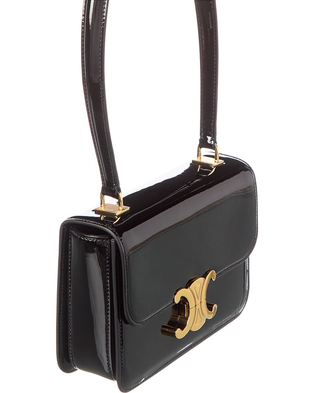 CELINE Teen Garance Patent Shoulder Bag - 3