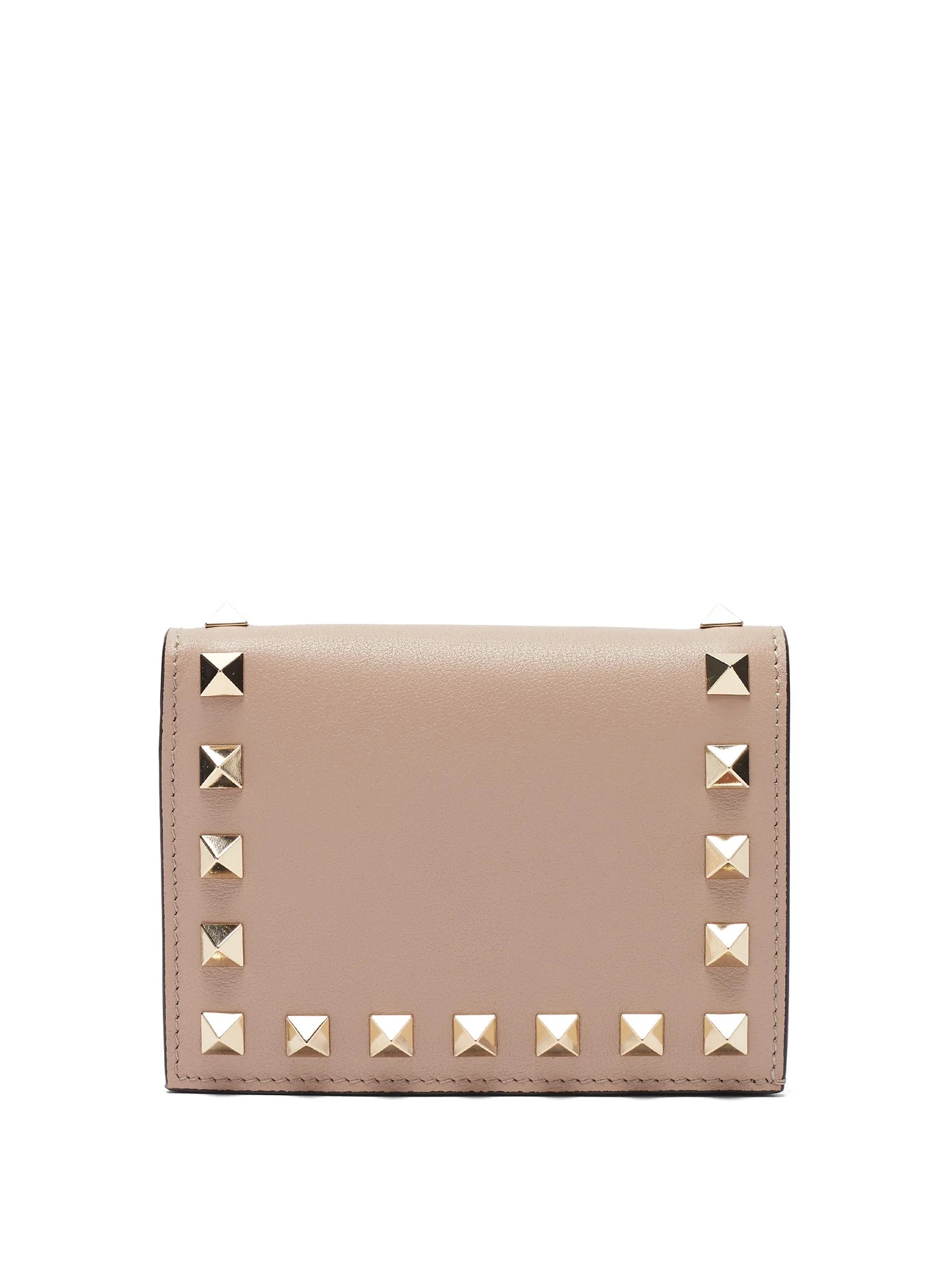 Rockstud leather wallet - 1