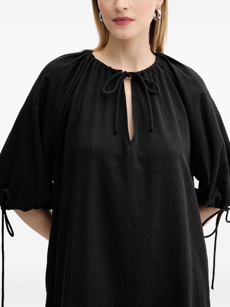 Samatera tie-detail midi dress 4