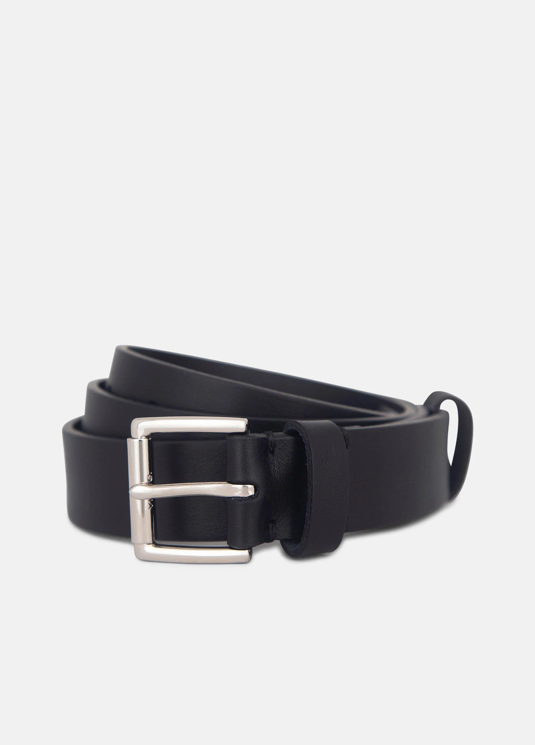 Men's 30mm Leather Double-Loop Belt - 1