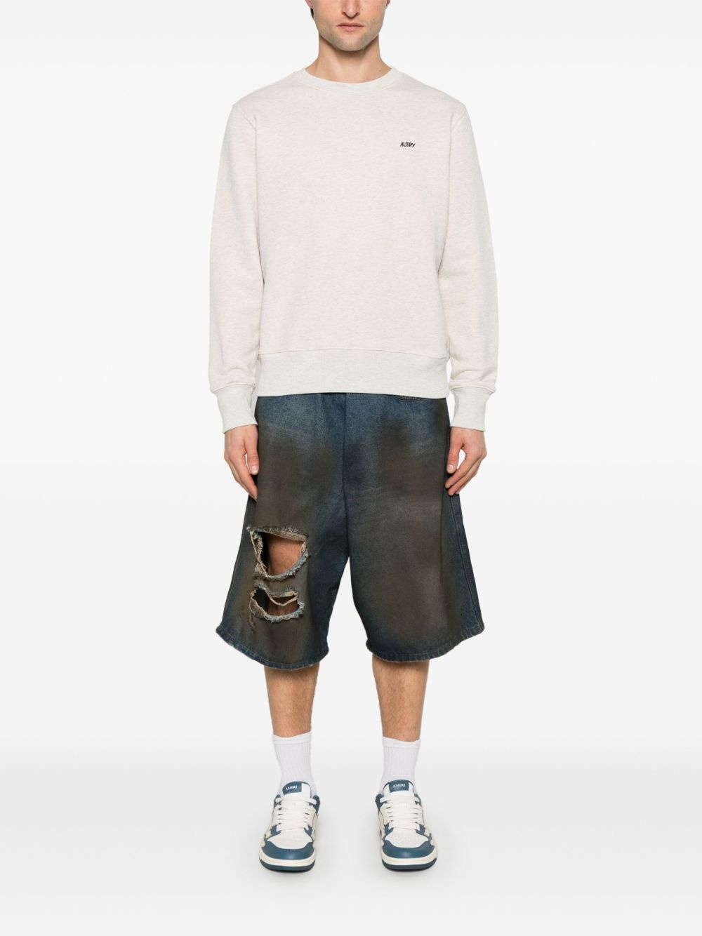 mélange sweatshirt - 2
