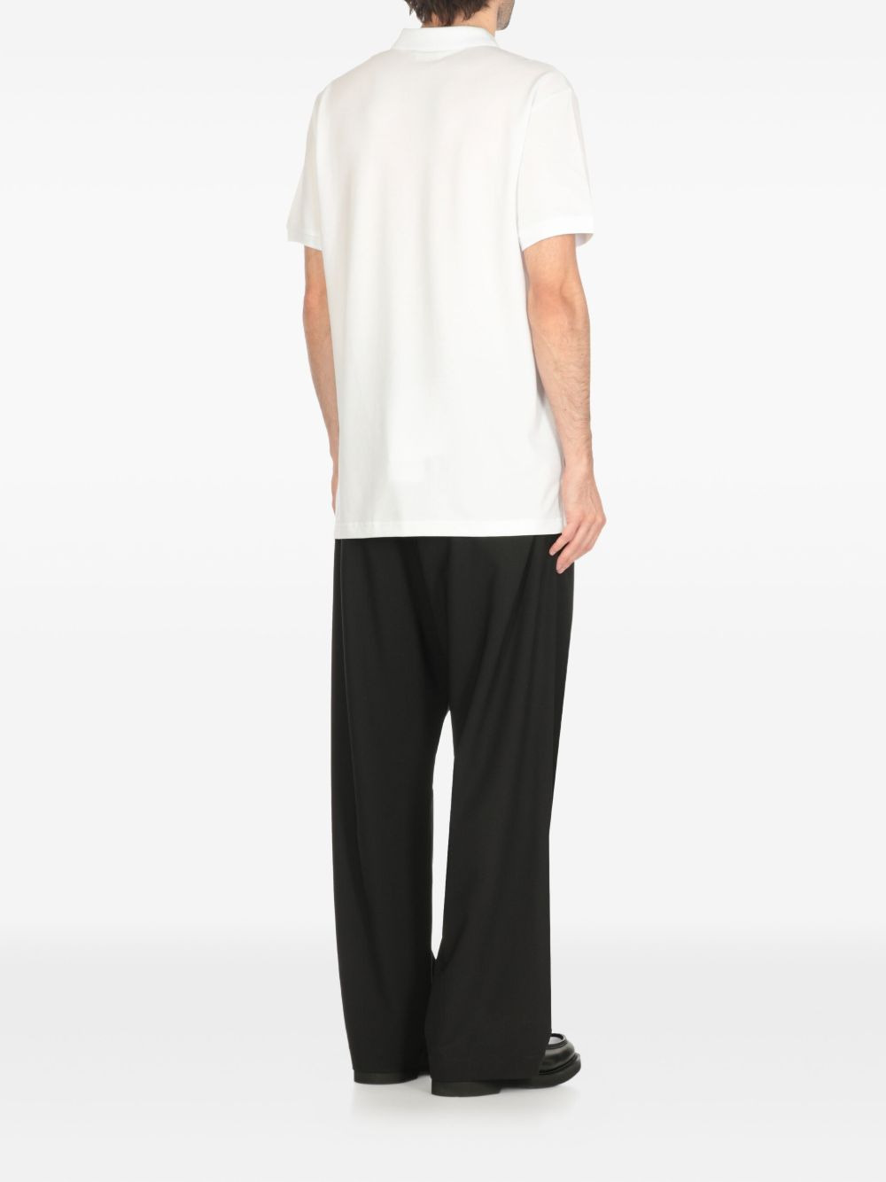 three-button logo polo shirt - 4