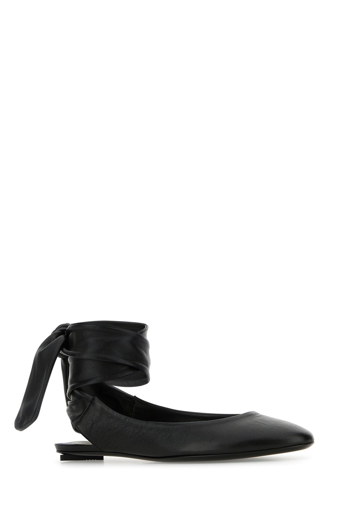 Black leather Cloè slippers - 2