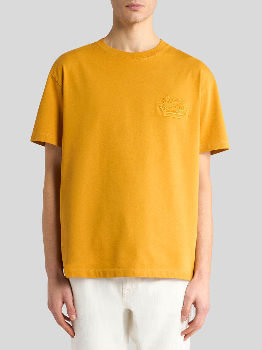 T-SHIRT WITH PEGASO EMBROIDERY - 2