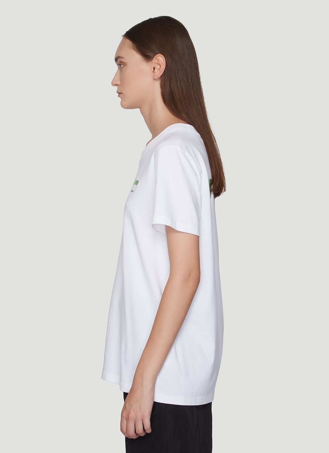 Off-White Women Princess Logo Print T-Shirt - 3
