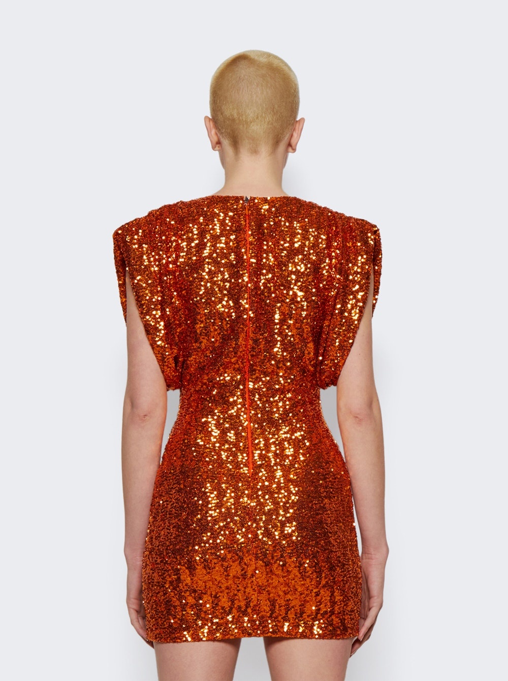Annie Mini Dress Orange - 5