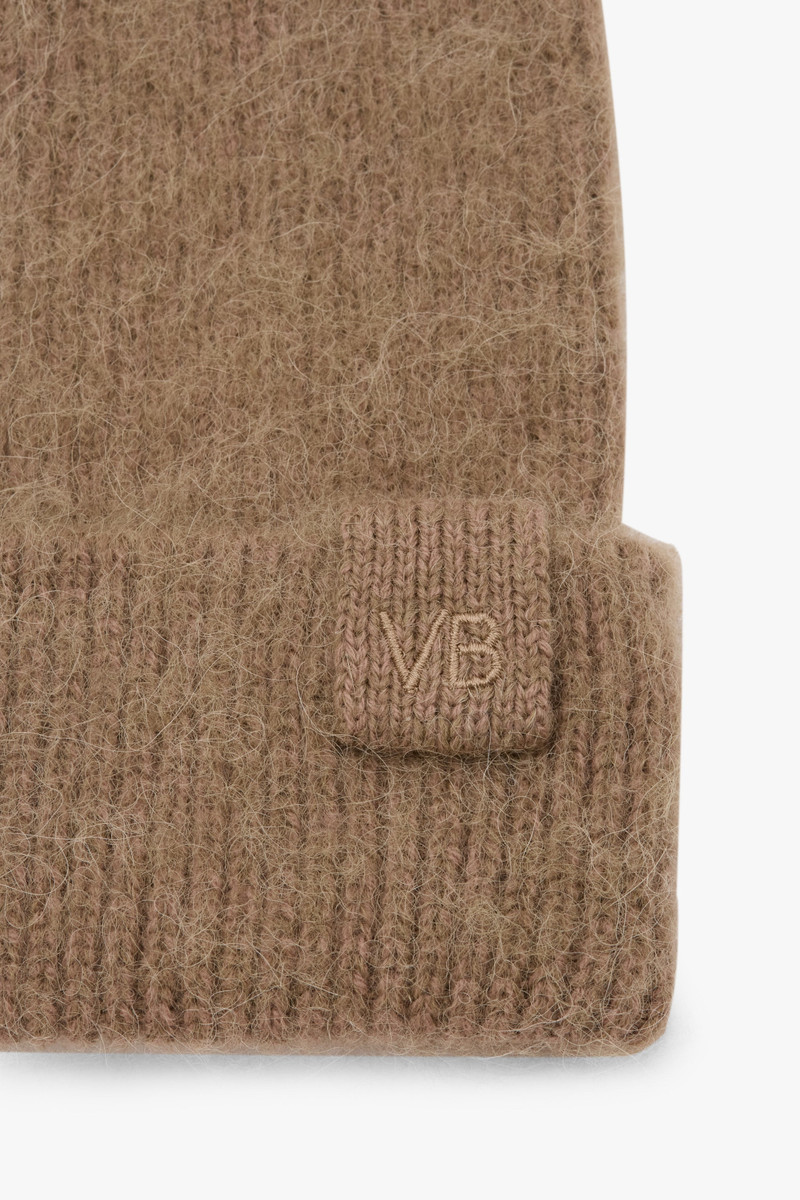 Victoria Beckham Alpaca Hat In Antique Wood outlook