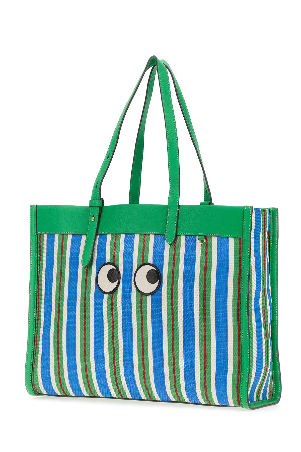 Embroidered mesh Eyes shopping bag - 2