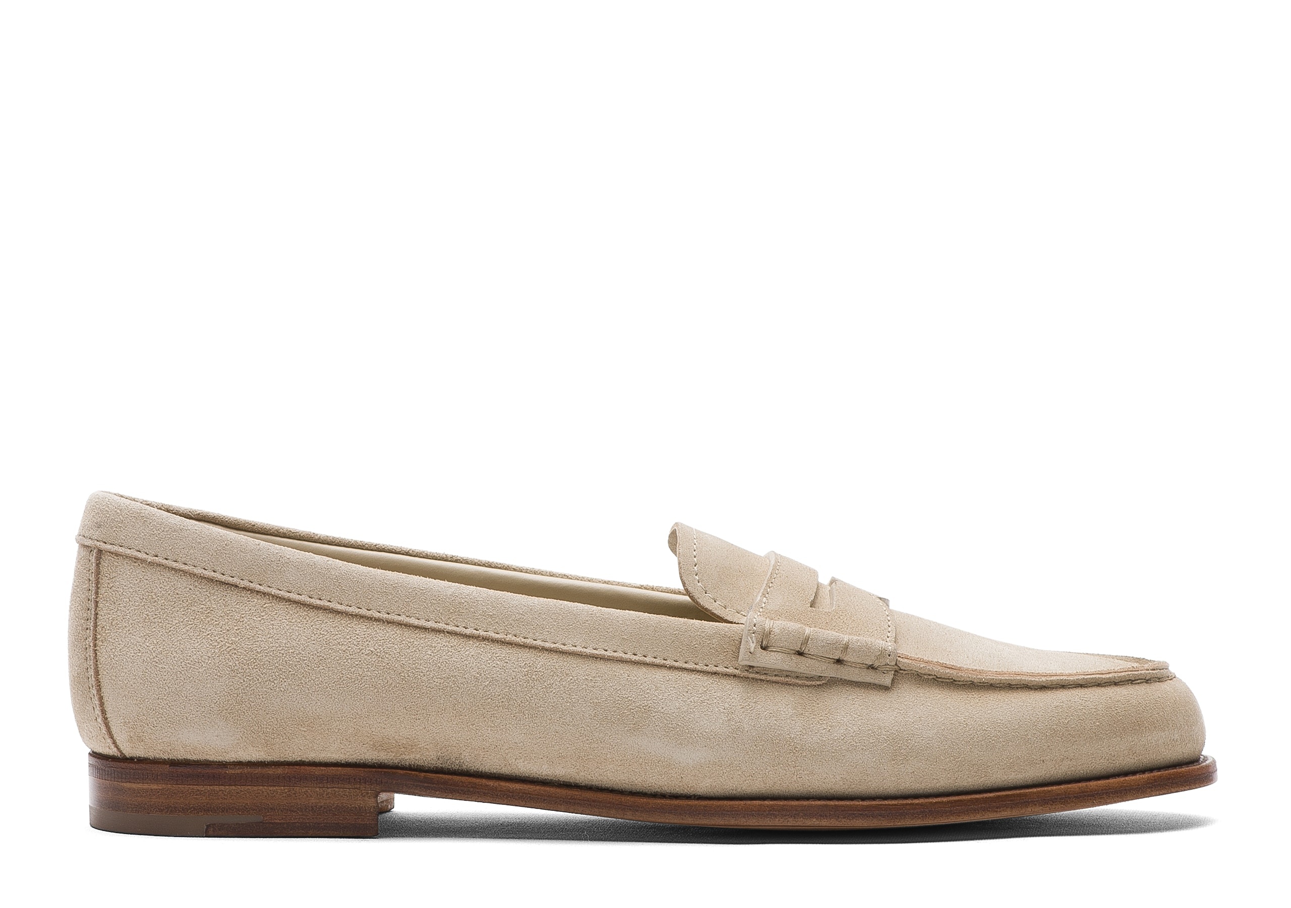 Kara 2
Soft Suede Loafer Stone - 1