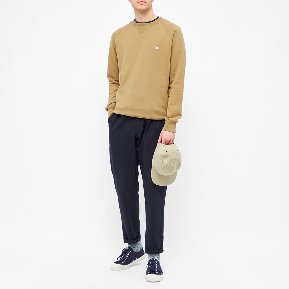 Maison Kitsuné Tricolor Fox Patch Crew Sweat - 5