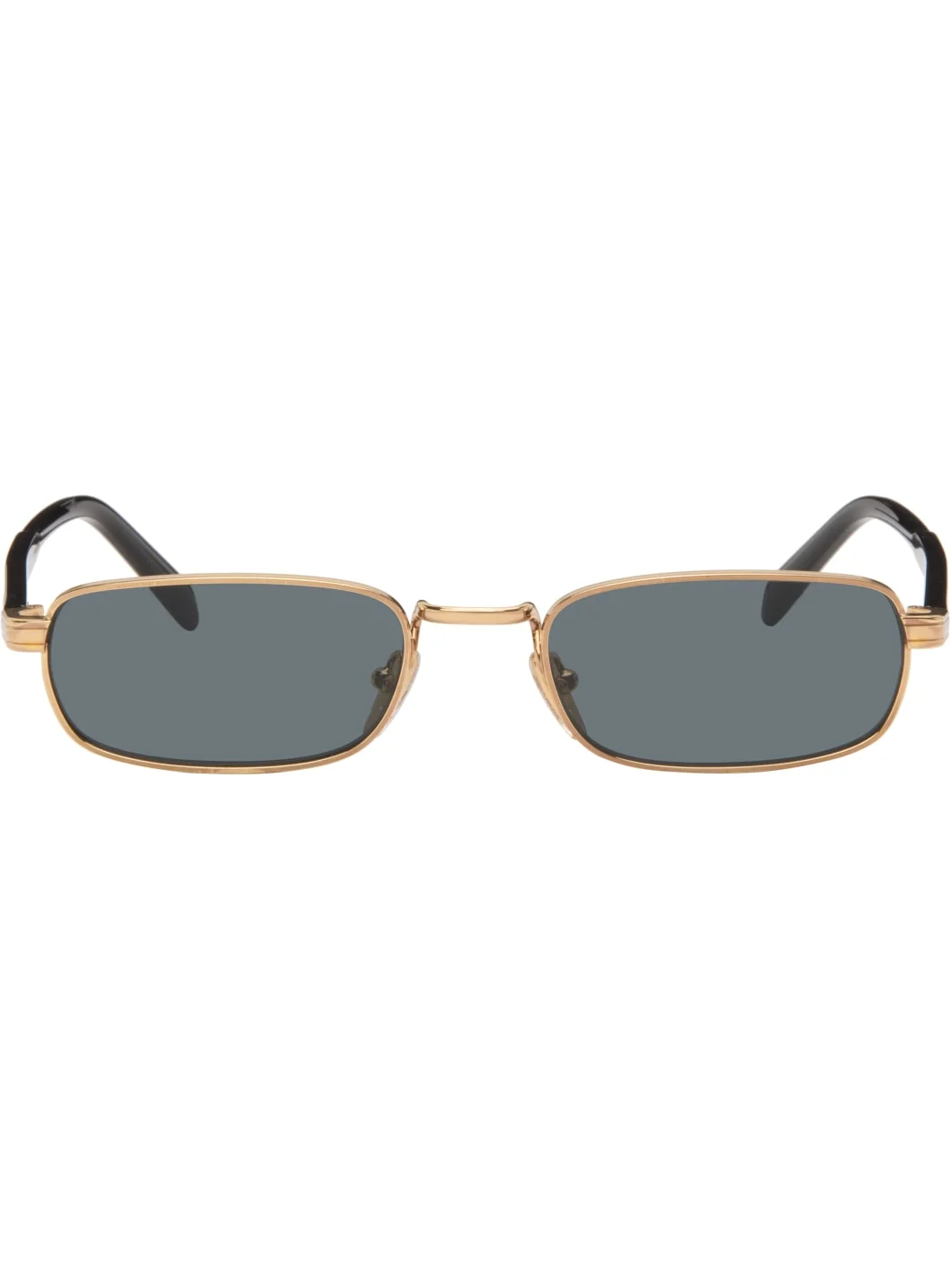 Gold Rectangle Sunglasses - 1