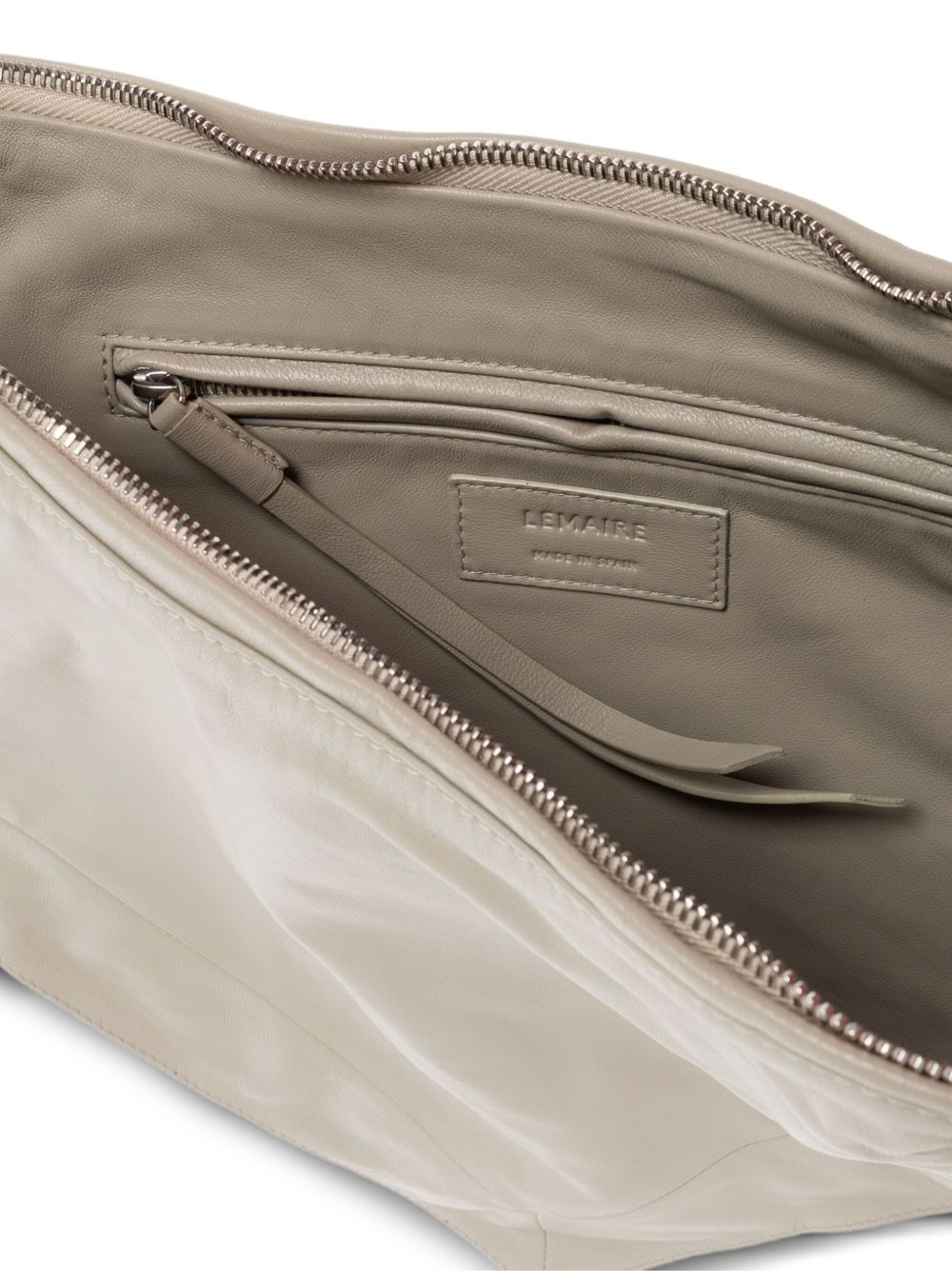 Scarf leather shoulder bag - 5